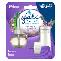 Glade - Branchées Plus Huile parfumée - Lavande paisible et Aloès-Embellissez l'air avec notre purificateur d'air Glade Branchées