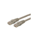 StarTech – Câble de raccordement Cat 6 Utp moulé, 1 pi, gris-Moulé