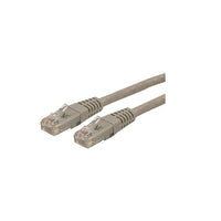 StarTech – Câble de raccordement Cat 6 Utp moulé, 1 pi, gris-Moulé