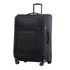 Air Canada - Valise à roulettes souple de 28 po Central Collection - Charcoal-Roulettes pivotantes à 8 roues