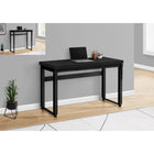 Monarch Specialties - 7682 Bureau 48 po L - Hauteur Adjustable Noir/Metal Noir-Le dessus de table construit au panneau épais ajoute un look chic avec son fini noir dans votre bureau à domicile, appartement ou condo