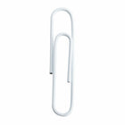 JAM PAPER - Trombone Geant Colore 2", Blanc, 3 Paquets de 75-Taille : 2 pouces (grand/jumbo)