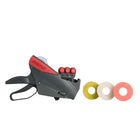 Meto - Étiquettes rouge fluorescent 3329, roul./650, paq./10 rouleaux, (8552121)-3