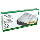 Mead - Enveloppes de sécurité Press-It Seal-It, no 10, blanc, 540/ensemble (MEA75026)-Sceau autoadhésif et doublure de sécurité pour une confidentialité accrue