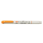 Zebra – Surligneur double pointe style stylo Mildliner, abricot doux-Pointe biseauté à double extrémité