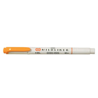 Zebra – Surligneur double pointe style stylo Mildliner, abricot doux-Pointe biseauté à double extrémité