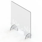 Pare-haleine en acrylique Mark Maker - 18" x 23,75" - Design # 3-Disponible avec des pieds en acrylique pour se tenir facilement sur les comptoirs pour une portabilité et une installation rapide sans outils requis.