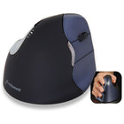 Evoluent – Souris VerticalMouse 4 droite, sans fil (VM4RW)-Confortable et facile à utiliser; La forme est astucieusement sculptée pour un confort sans compromis avec des boutons programmables faciles à atteindre. Aucune contorsion des doigts nécessaire pour le fonctionnement des boutons. 

Rebord prolongé pour éviter les frottements; un très large rebord le long de la face inférieure empêche le dernier doigt de frotter sur le bureau.