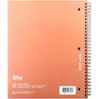 Hilroy - Cahier Naturalis - 10,5 po H x 8 po l - vert-Ornement rose dore sur la couverture avant