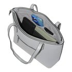 Nicci - Grand sac fourre-tout avec poche fendue - Gris-Poche arrière zippée