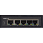 StarTech - Industrial 5 Port Gigabit PoE Switch-CONCEPTION ROBUSTE: commutateur industriel avec MTBF +500 000 h. | Résistance aux vibrations/chocs/chutes | Boîtier en aluminium robuste IP-30 | temp. de fonctionnement -40C à 75C | Montage DIN/Mural