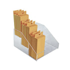 Azar Displays – Présentoir escalier à 3 niveaux pour comptoir, 9 compartiments, 12 larg. x 11,75 prof. x 7,13 haut. po (326039)-Dimensions : 12 larg. x 11,75 prof. x 7,13 haut. (po)