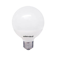 Northern Stars – Ampoule DEL 80093 , G25 7W , intensité réglable, givré, blanc, paquet de 2-DEL G25 de 8 W givré, blanc chaleureux (blanc doux)