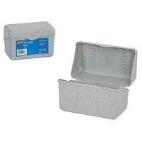 Staples - Fichier, 3 po x 5 po, granite-Le couvercle se plie pour pemettre de mieux voir les fiches