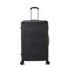 TOSCANO INTRECCIARE Grand bagage rigide de 30 po - Noir-Conçu en Italy