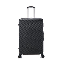 TOSCANO INTRECCIARE Grand bagage rigide de 30 po - Noir-Conçu en Italy