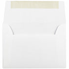 JAM Paper Enveloppes Strathmore A6, papier vélin blanc éclatant, 250/paquet-Intérieur vierge où écrire un mot personnalisé
