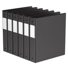 Davis Group Super économie, Reliure à anneaux ronds 1.5  po, paquet de 6 – Noir-3 Reliure À Anneaux