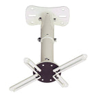 Kanto - Support de projecteur universel P101W pour plafonds plats et inclinés, blanc-Pivot sphérique pivotant sur 360 degrés