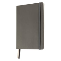 Gry Mattr - Cahier de notes A5 à couverture souple, papier de pierre ligné, 160 pages, gris-160 pages lignées