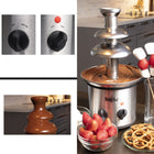 Koolatron – Fontaine de chocolat, acier inoxydable-Délicieux avec du gâteau, des fruits, des guimauves, des biscuits, des bretzels ou tout ce que vous souhaitez tremper dans un délicieux rideau chocolaté