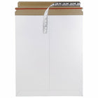 JAM Paper - Pochettes d'expédition rigides pour photos autoscellantes, 11 po x 13 1/2 po, blanc, paq./10-Blanc