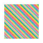 Papier d'emballage Mill Brook Studio, Étoiles avec rayures de couleurs multitiples, Paquet de 12 (57056)-Papier d'emballage de qualité