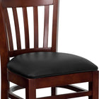 Flash Furniture – xUW08BARMAHBKV, Type de siège : Tabouret de bar, noir-Siège rembourré en vinyle noir
