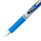 Stylos EnerGel à gel liquide de Pentel, pointe rétractable, 0,7 mm, bleu, paquet de 2-Les accents futuristes du corps indiquent la couleur de l’encre