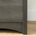 South Shore - Bureau Gascony, érable gris (11929)-Accessoires non inclus