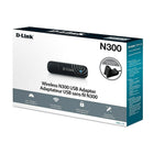 D-Link - Adaptateur USB sans fil N N300 DWA-130-Plage de fréquences 2,4 GHz à 2,462 GHz 
