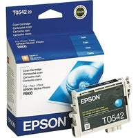 Epson - T054 Cartouche d'encre - Capacité standard - Cyan-Encre UltraChrome™ imperméable et qui ne pâlit pas  