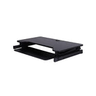 Rocelco – Plateforme surélevée de luxe pour bureau assis/debout, extra-large à hauteur réglable, 37 po, noir -PLATEAU DE CLAVIER ERGONOMIQUE RÉTRACTABLE: Le plateau de clavier s'étend et se rétracte tout en gardant un espacement de 4,5 "entre le plateau du clavier et le bureau, ce qui permet de garder les bras et les poignets dans une position ergonomique pour éviter les tensions au cou et au dos en position assise ou debout
