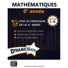 Dynamic Math book BC 6e année-Le classeur contient des instructions, des exemples et des questions pratiques