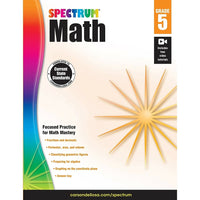 Livre numérique : Spectrum - Spectrum Math, 704565-EB, 5e année-Vous recevrez deux courriels : le premier confirmant la totalité de votre commande et le second comportant un lien de téléchargement. Vous pourrez utiliser le lien de téléchargement immédiatement ou plus tard, comme vous le voulez.