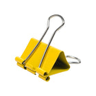 JAM PaperMD – Pinces relieuses, moyennes, 1,25 po/32 mm, jaune, 30/paquet-4