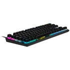 Corsair - K60 Pro TKL RVB Clavier de jeu optique-mécanique sans touches - Noir-Matériau du clavier : aluminium, anodisé noir, finition brossée