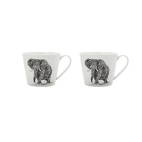 Tasse - elephant d'Afrique - Paquet de 2-Vaisselle
