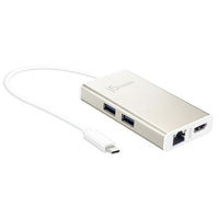 j5create – Adaptateur multiple USB Type-C à HDMI & Gigabit Ethernet & USB3.0 JCA374-Adaptateur multiple USB Type-C
