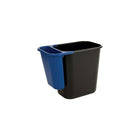 RubbermaidMD ® Corbeille dâ€™appoint pour recyclage-Peut être fixé aux corbeilles pour une séparation idéale des déchets