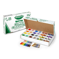 Crayola Crayons/Marqueur Combo Classpack - 256 Pack-Pack économique de crayons et marqueurs Crayola classiques dans un combo Classpack