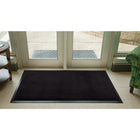 Floortex™ – Paillasson essuie-pieds Pro Plush, 48 po x 72, noir, service moyen-Surface en fibre d'oléfine noire durable avec un endos en PVC très robuste et sans phtalate.