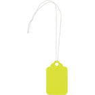 Staples - Étiquettes pour vente au détail - avec ficelle - 1 3/4 po x 1 3/32 po - fluorescentes - Paquet de 100-Les couleurs fluo sont remarquables