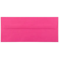 JAM Paper Enveloppes à fermeture gommée Brite Hue, format livret, 4 1/8 x 9 1/2 po, rose fuchsia éclatant, paq./100-Rose fuchsia éclatant