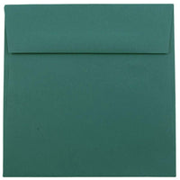 JAM Paper - Enveloppes carrées à rabat droit avec fermeture gommée, 8 1/2 x 8 1/2 po, sarcelle, 1000/paquet-Bleu sarcelle