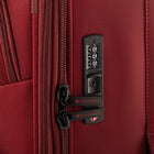 Air Canada - Valise à roulettes souple de 24 po Central Collection - Bourgogne-Sangle de compression intérieure