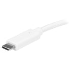 StarTech ® Adaptateur multiport USB-C pour portatifs, argent et blanc (DKT30CHPDW)-Augmentez la connectivité de votre MacBook Pro, MacBook, Chromebook ou tout autre ordinateur portable USB-C