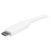 StarTech ® Adaptateur multiport USB-C pour portatifs, argent et blanc (DKT30CHPDW)-Augmentez la connectivité de votre MacBook Pro, MacBook, Chromebook ou tout autre ordinateur portable USB-C