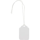 Staples - Étiquettes pour vente au détail - avec ficelle - 1 29/32 po x 1 1/4 po - blanc - Paquet de 50-Pratiques pour ranger des clés de secours