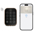 Yale - 450 Assure Lock 2 Plus avec clés Apple Home et Wi-Fi - Bronze-À l'aide des touches d'accueil Apple, une simple pression avec votre iPhone ou Apple Watch suffit pour verrouiller ou déverrouiller votre porte